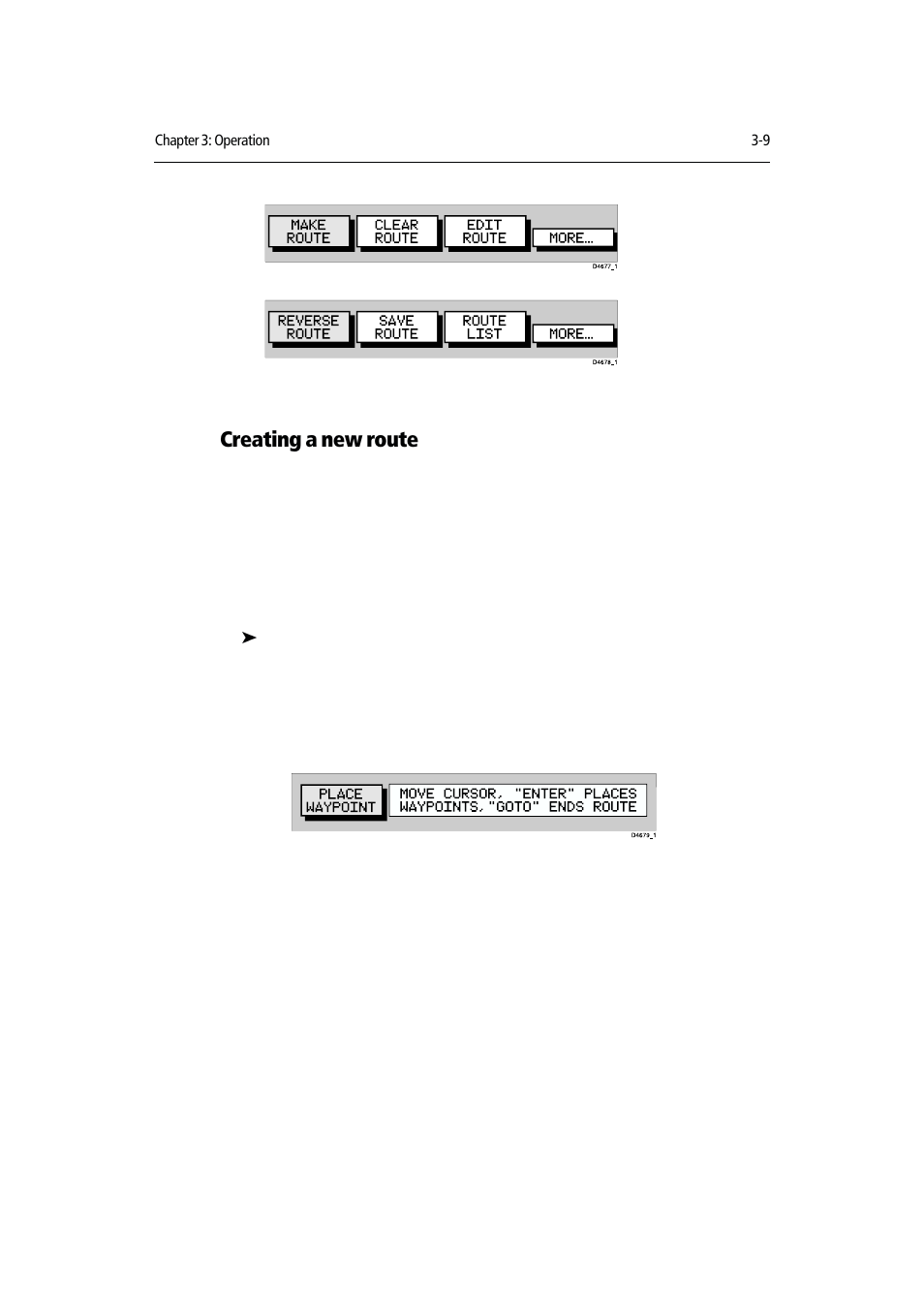 Creating a new route | Raymarine Chartplotter User Manual | Page 40 / 101