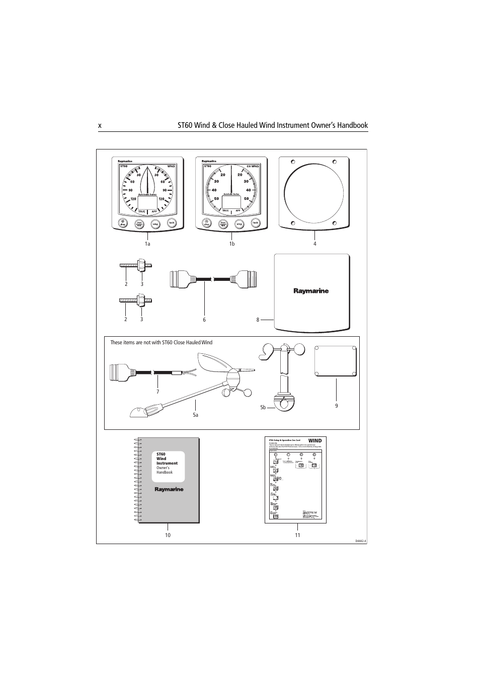 Raymarine Wind & Close Hauled Wind Instrument ST60 User Manual | Page 12 / 52