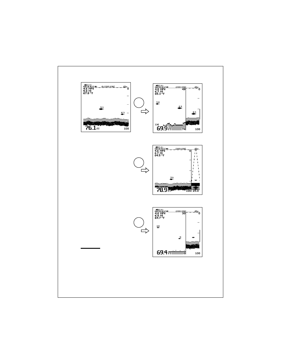 49 operating instructions | Raymarine L470 User Manual | Page 55 / 102