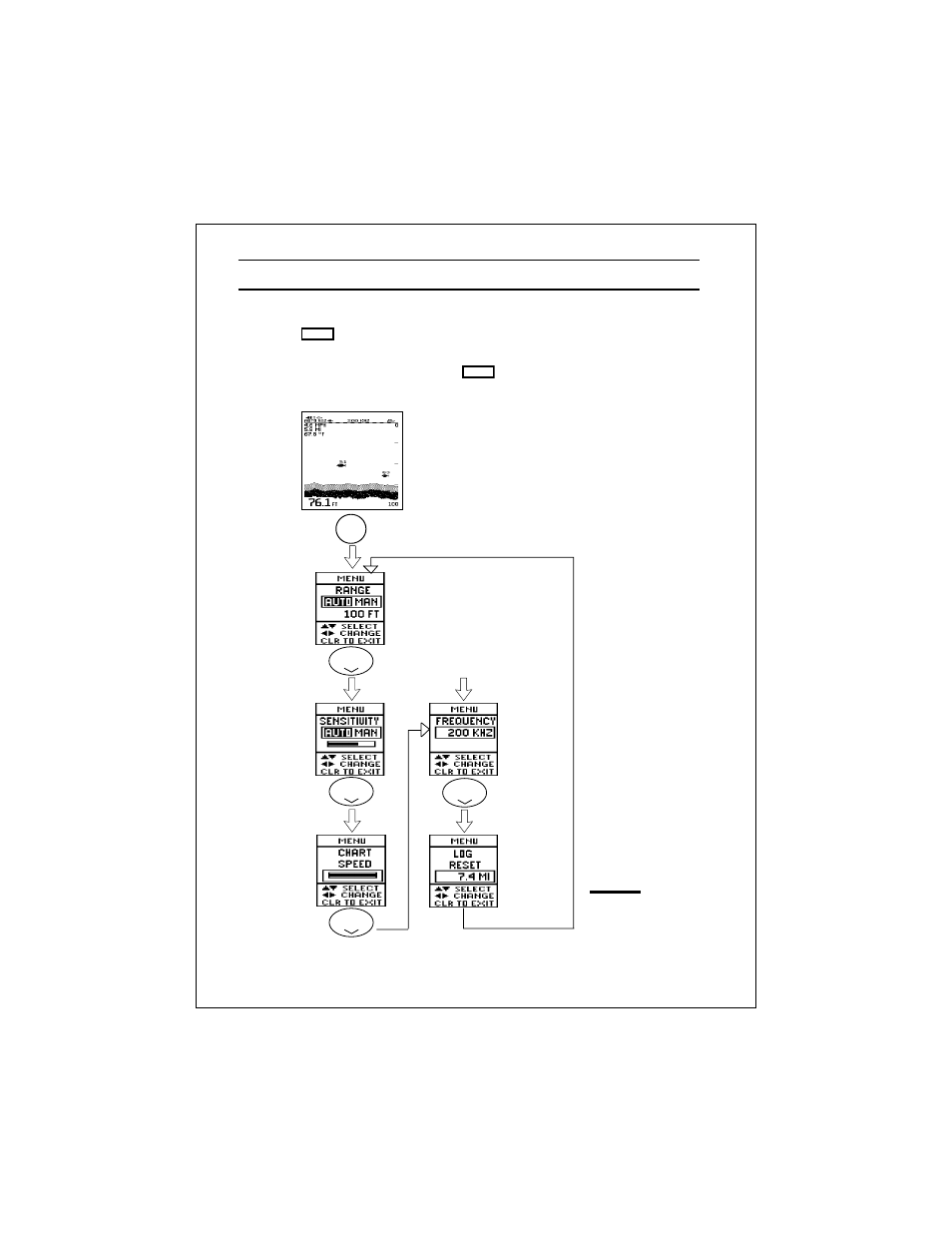 4 – setup instructions, The setup menu | Raymarine L470 User Manual | Page 62 / 102