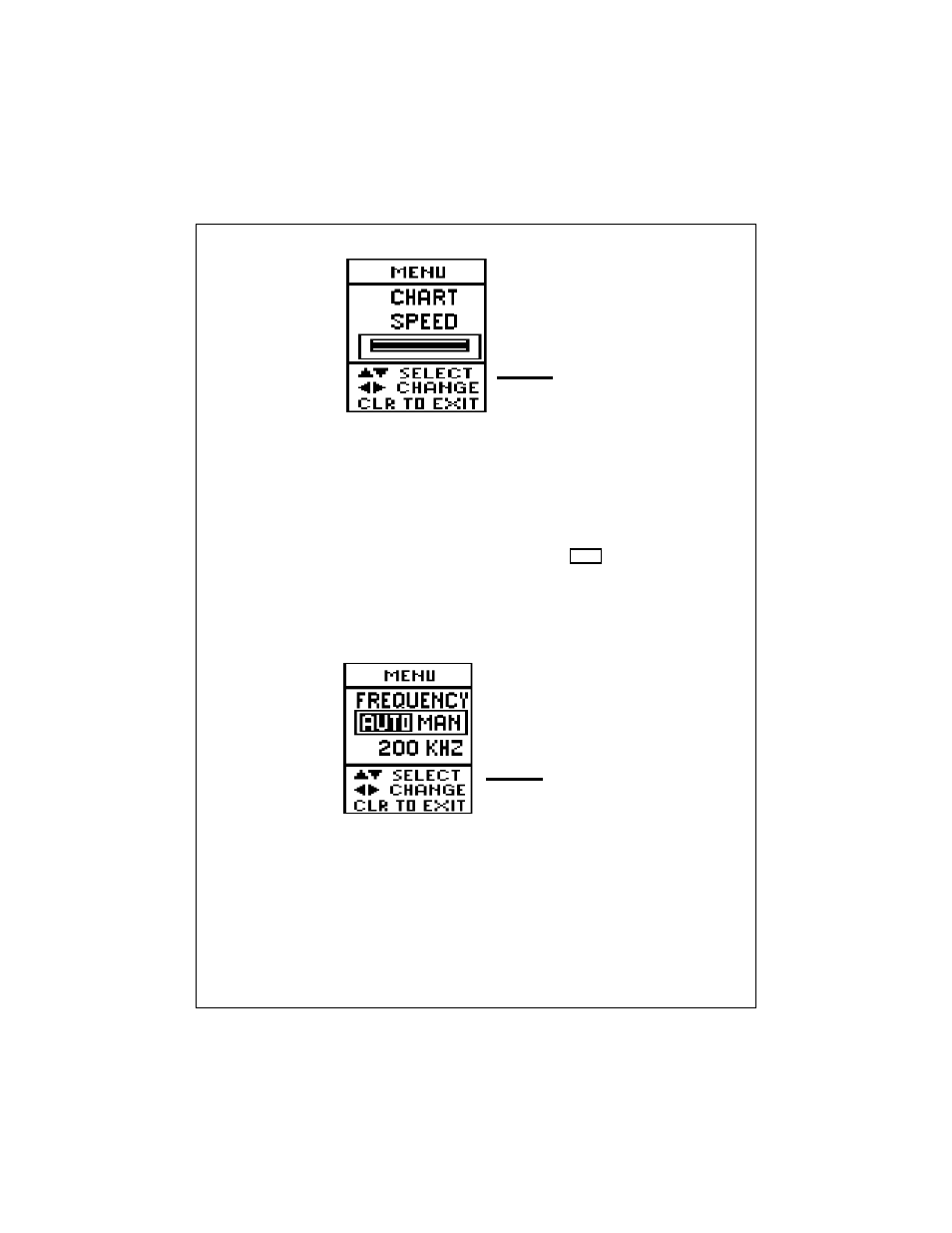 Frequency setting | Raymarine L470 User Manual | Page 67 / 102