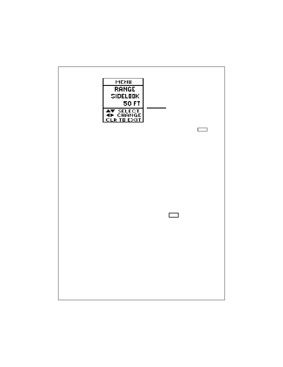 Sidelooker range menu item | Raymarine L470 User Manual | Page 83 / 102