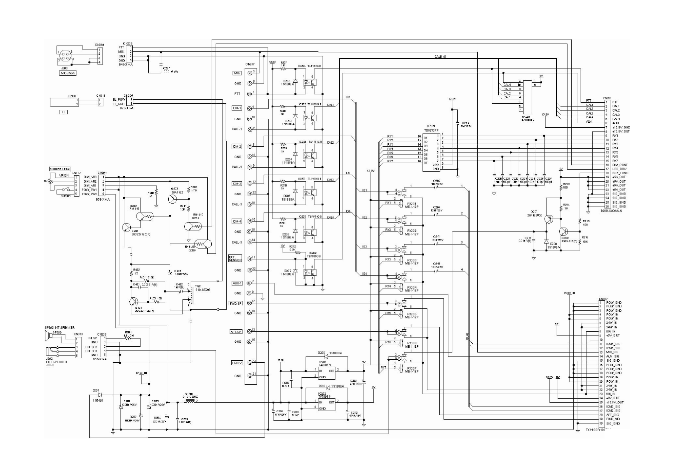 6 linear b schematic diagram | Raymarine Ray430 User Manual | Page 50 / 54