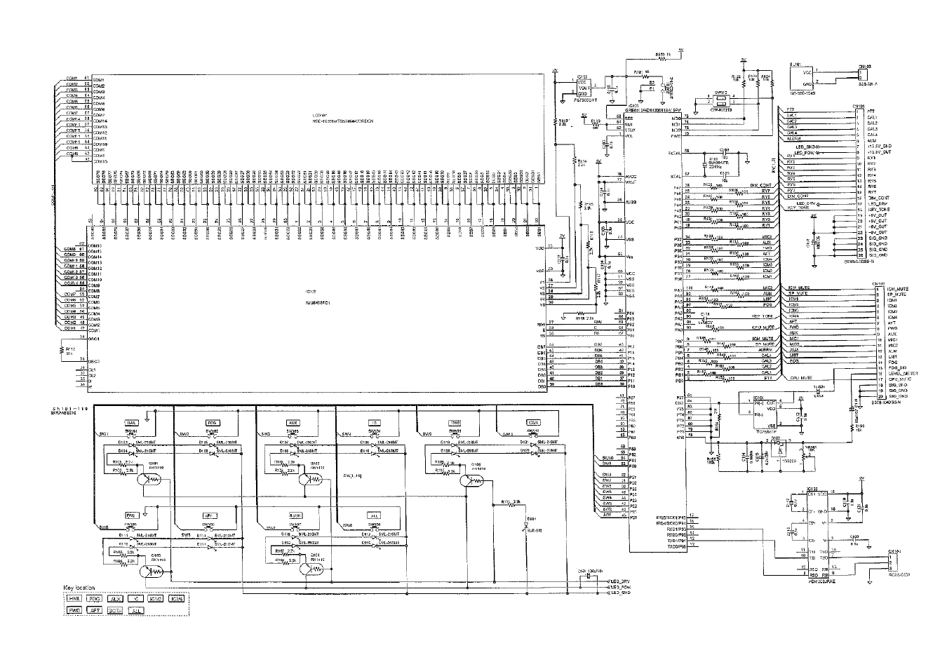 9 cpu pcb schematic | Raymarine Ray430 User Manual | Page 52 / 54