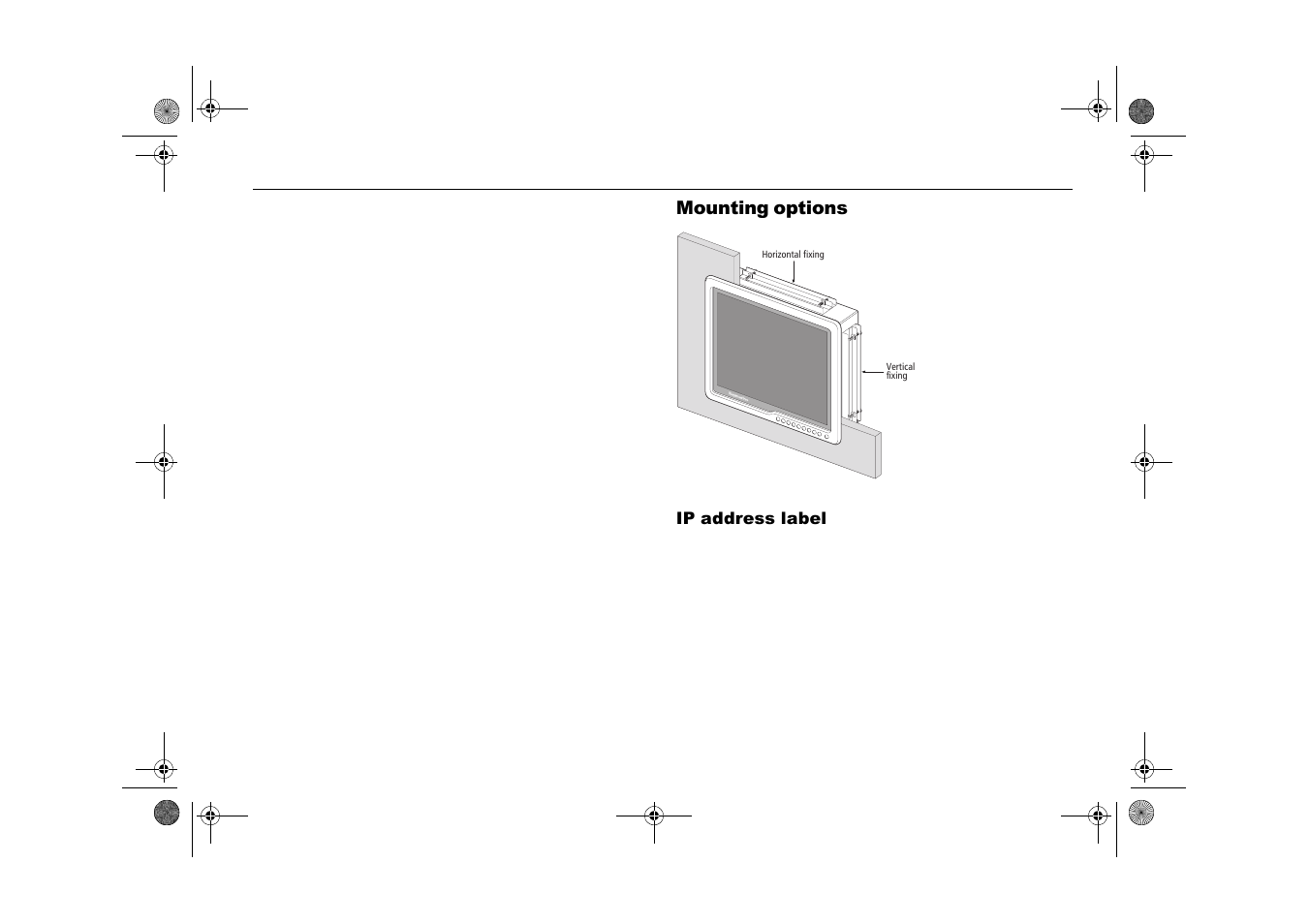 Mounting options | Raymarine Viewable Marine Displays User Manual | Page 19 / 38