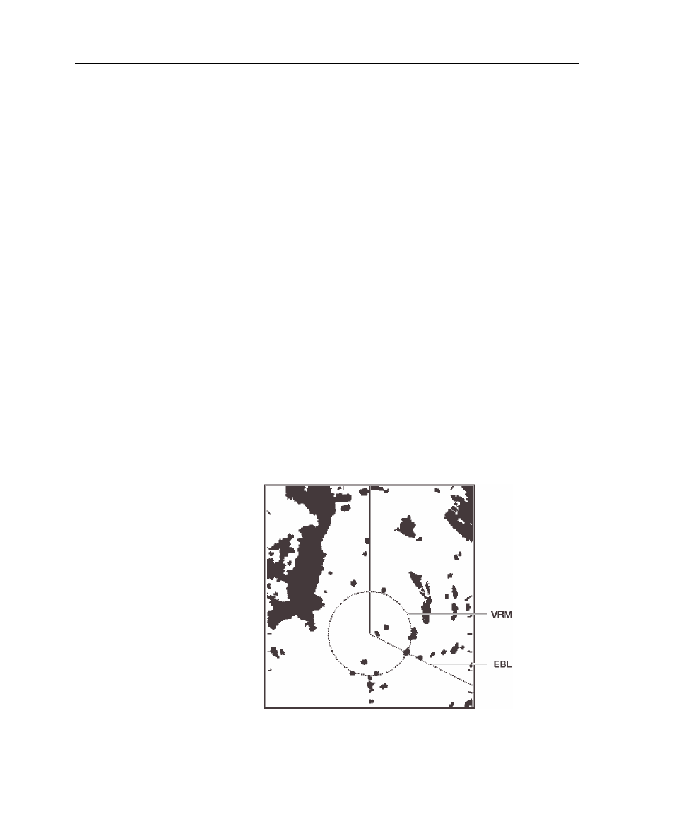 Measuring range and bearing using vrm/ebl, Target wakes | Raymarine Marine GPS System User Manual | Page 112 / 188