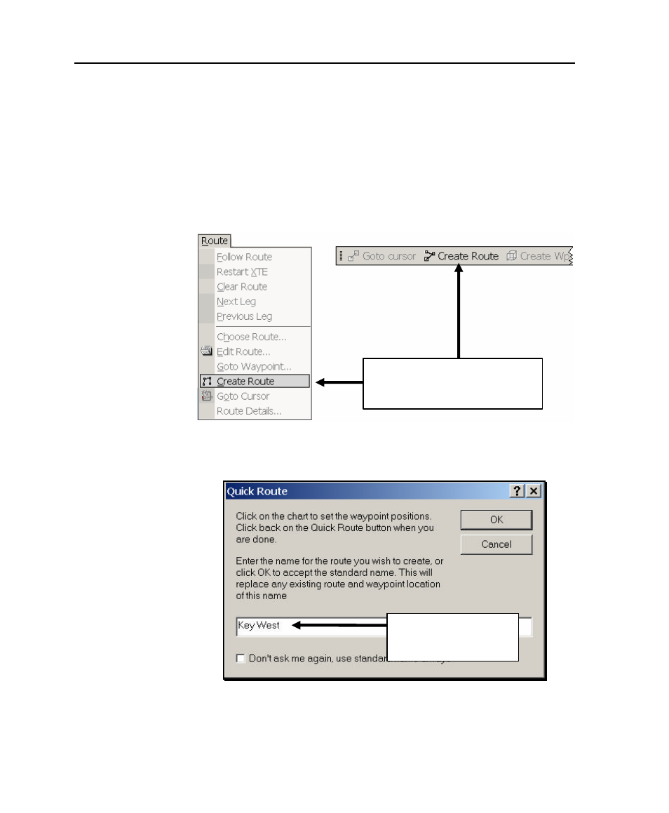 Creating a route | Raymarine Marine GPS System User Manual | Page 71 / 188