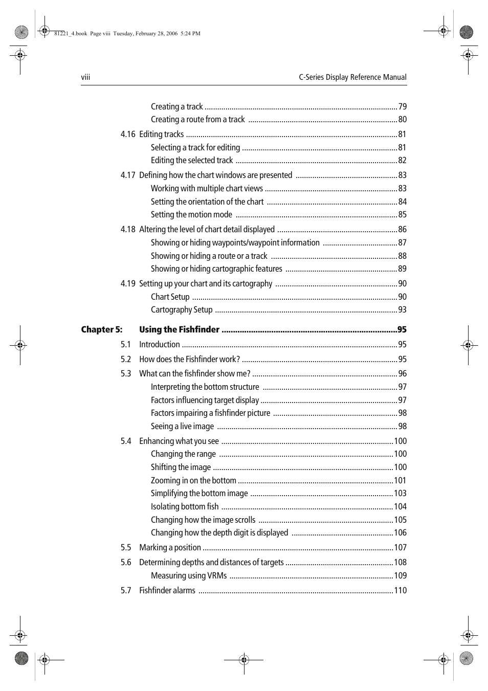 Raymarine C Series User Manual | Page 10 / 244