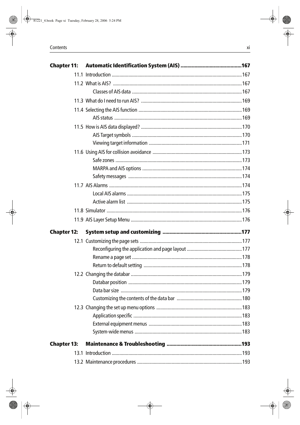 Raymarine C Series User Manual | Page 13 / 244