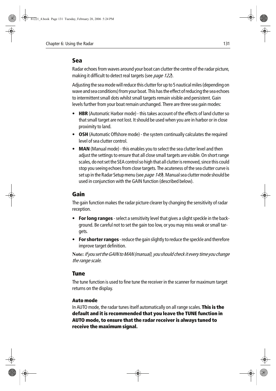 Raymarine C Series User Manual | Page 145 / 244