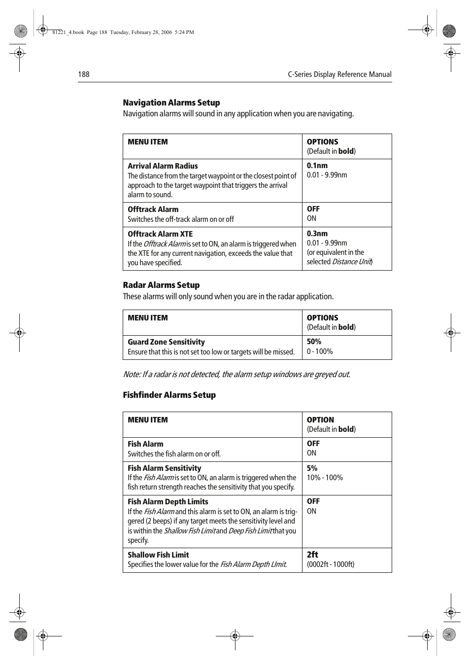 Raymarine C Series User Manual | Page 202 / 244
