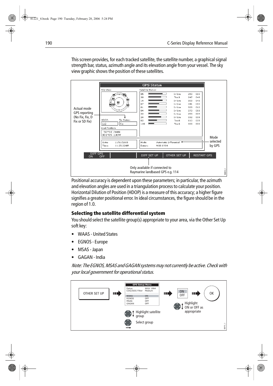 190 c-series display reference manual | Raymarine C Series User Manual | Page 204 / 244