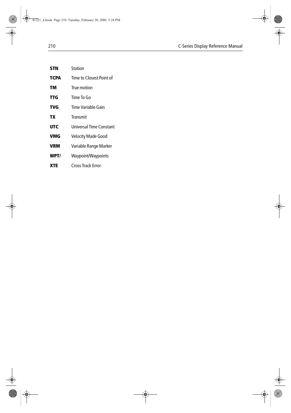 Raymarine C Series User Manual | Page 224 / 244