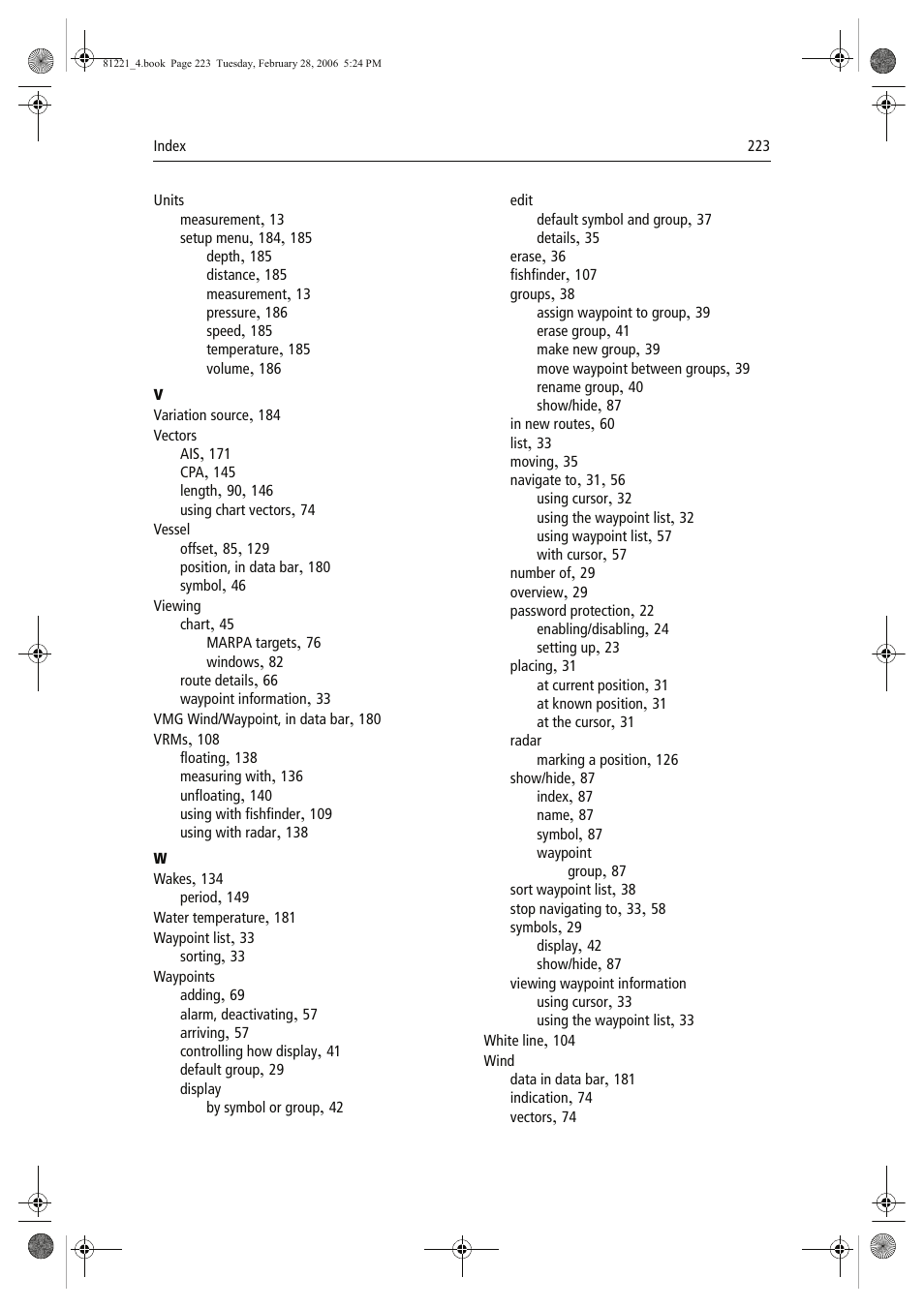 Raymarine C Series User Manual | Page 237 / 244