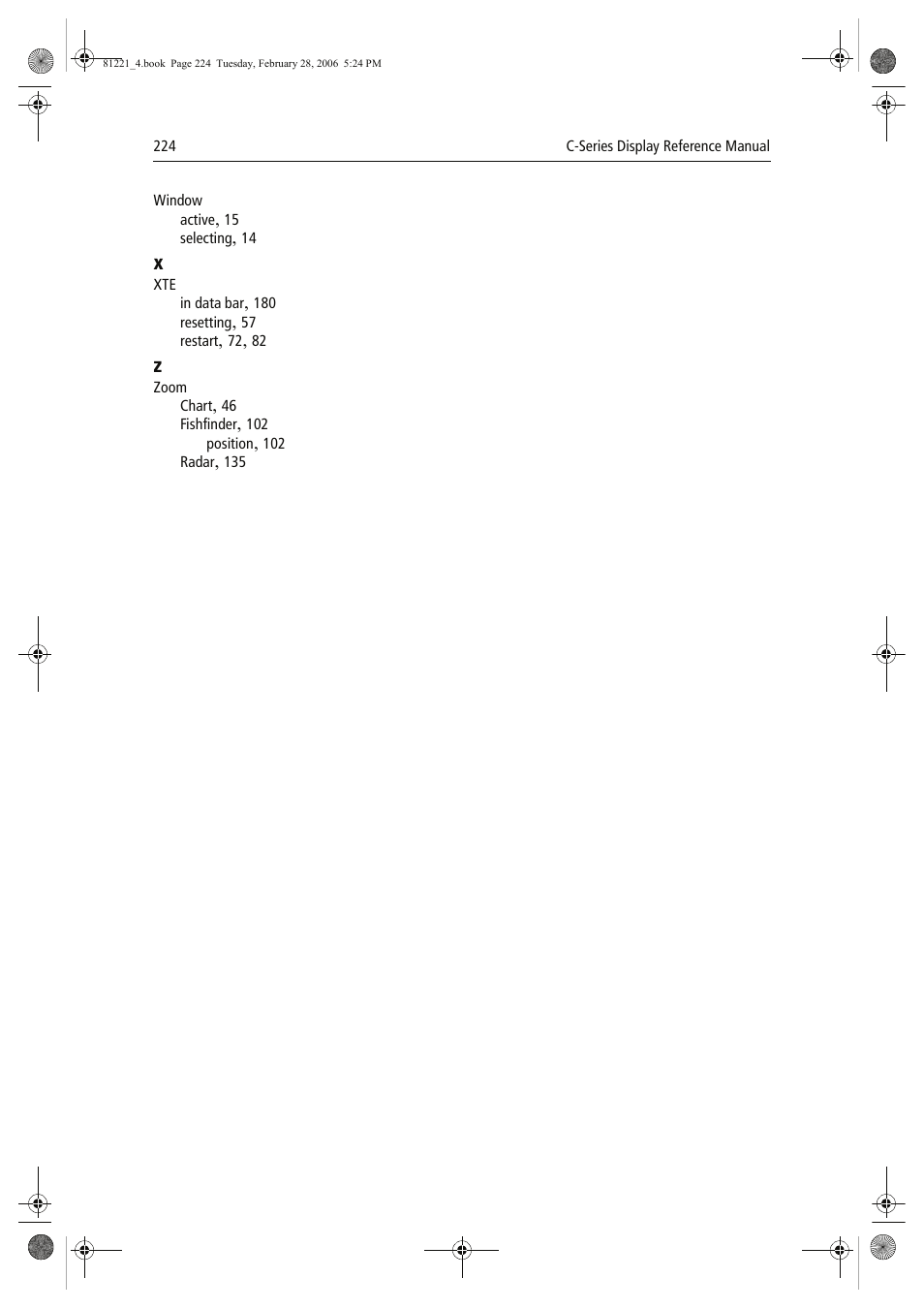 Raymarine C Series User Manual | Page 238 / 244