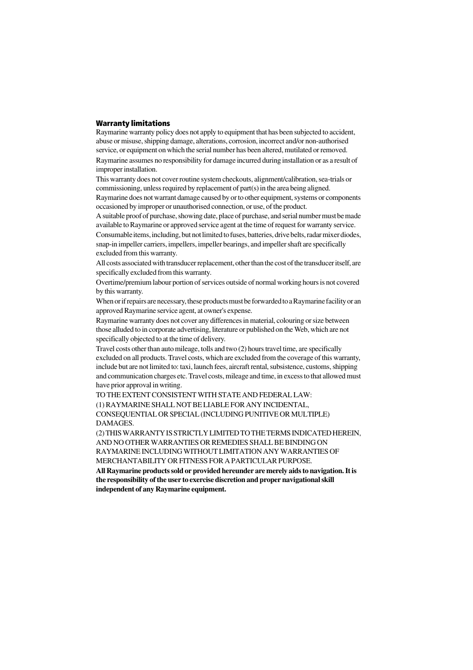 Raymarine ST8001 User Manual | Page 46 / 48