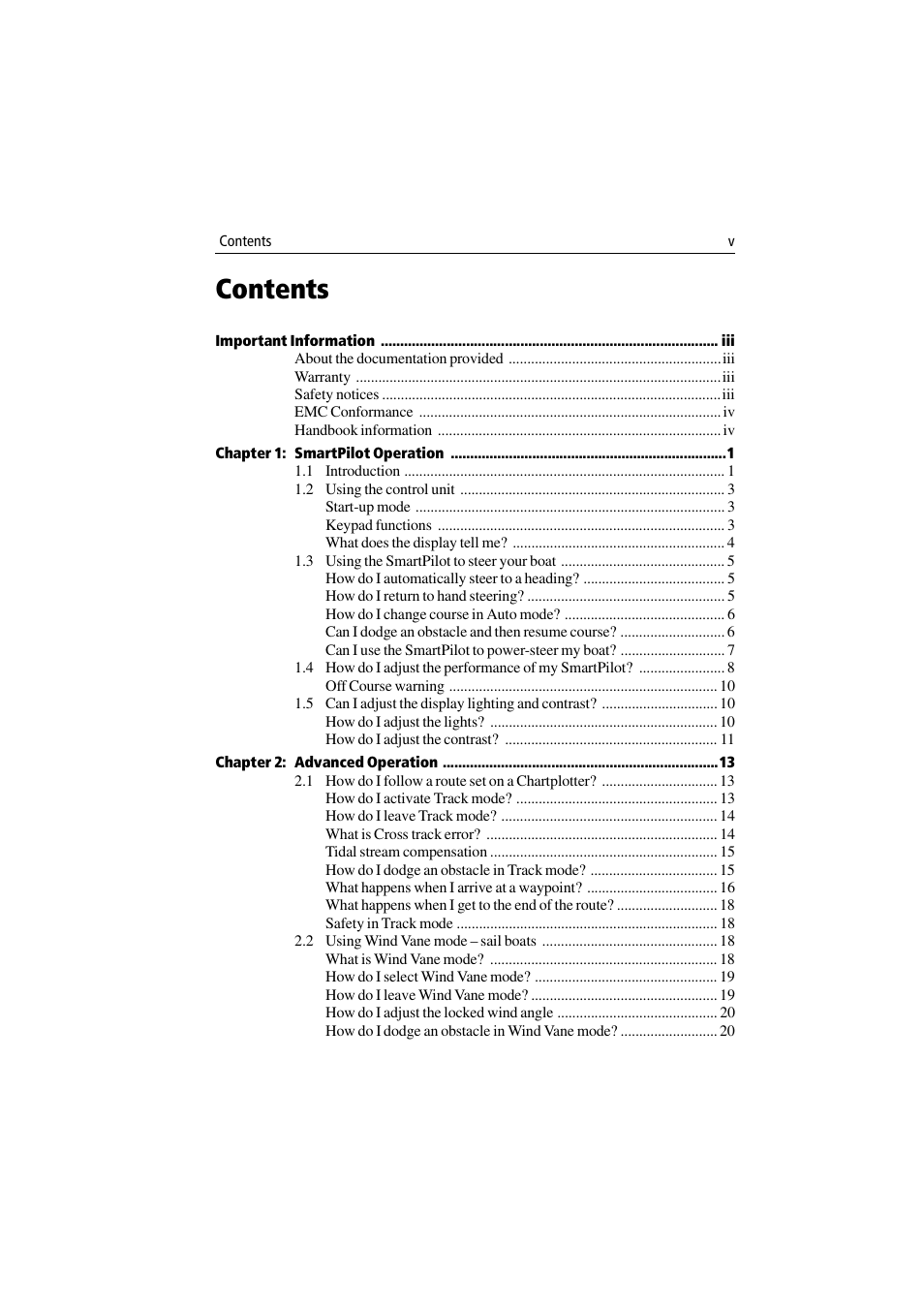 Raymarine ST8001 User Manual | Page 5 / 48