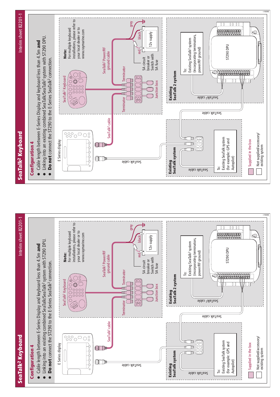 Seat alk, Keyboar d | Raymarine E55061 User Manual | Page 13 / 13