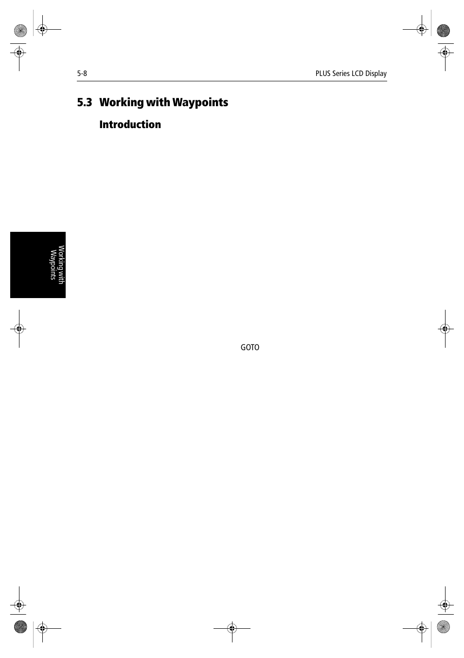 3 working with waypoints, Introduction | Raymarine hsb2 PLUS Series User Manual | Page 106 / 246