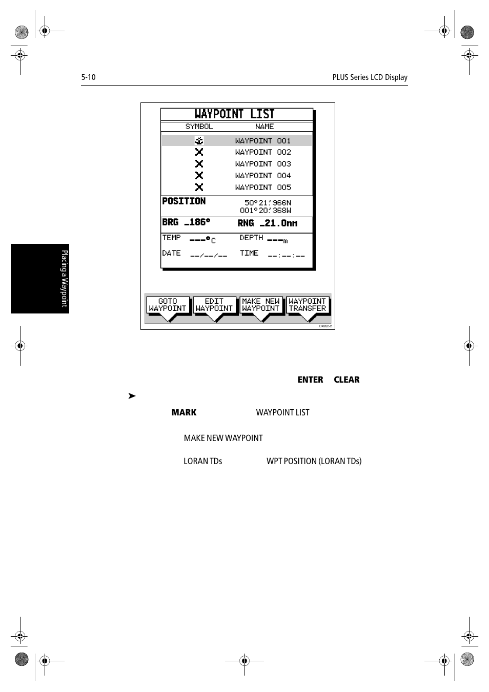 Waypoint list | Raymarine hsb2 PLUS Series User Manual | Page 108 / 246