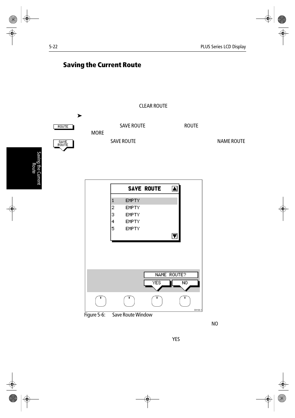 Saving the current route | Raymarine hsb2 PLUS Series User Manual | Page 120 / 246