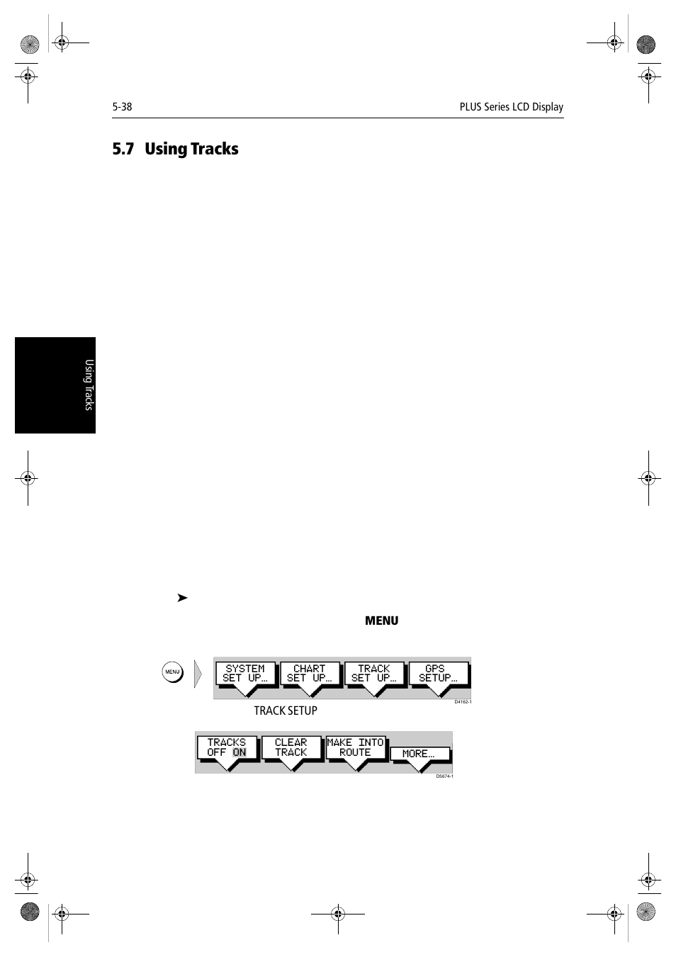 7 using tracks | Raymarine hsb2 PLUS Series User Manual | Page 136 / 246