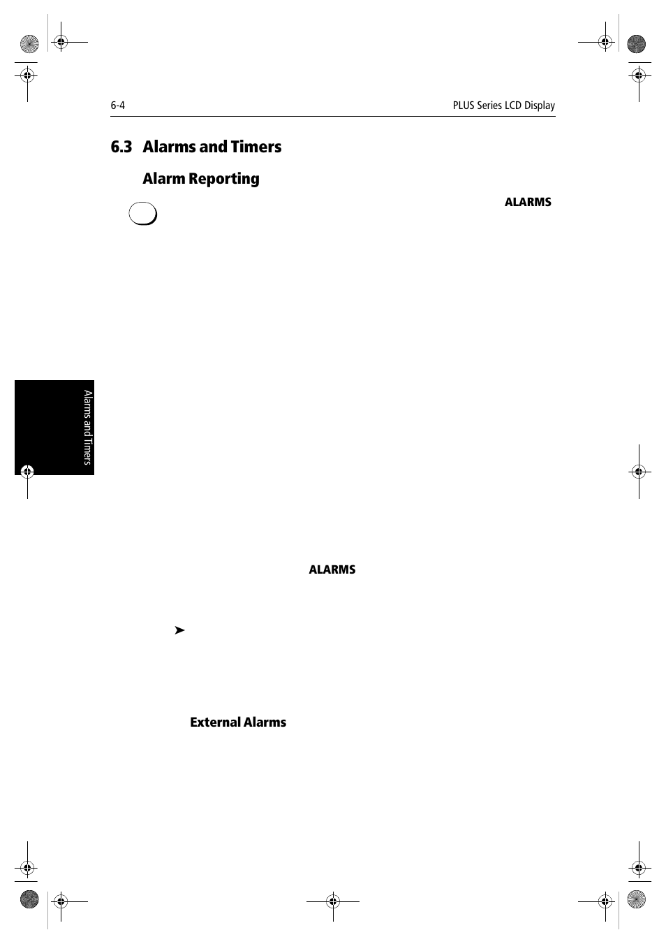 3 alarms and timers, Alarm reporting, External alarms | Raymarine hsb2 PLUS Series User Manual | Page 144 / 246