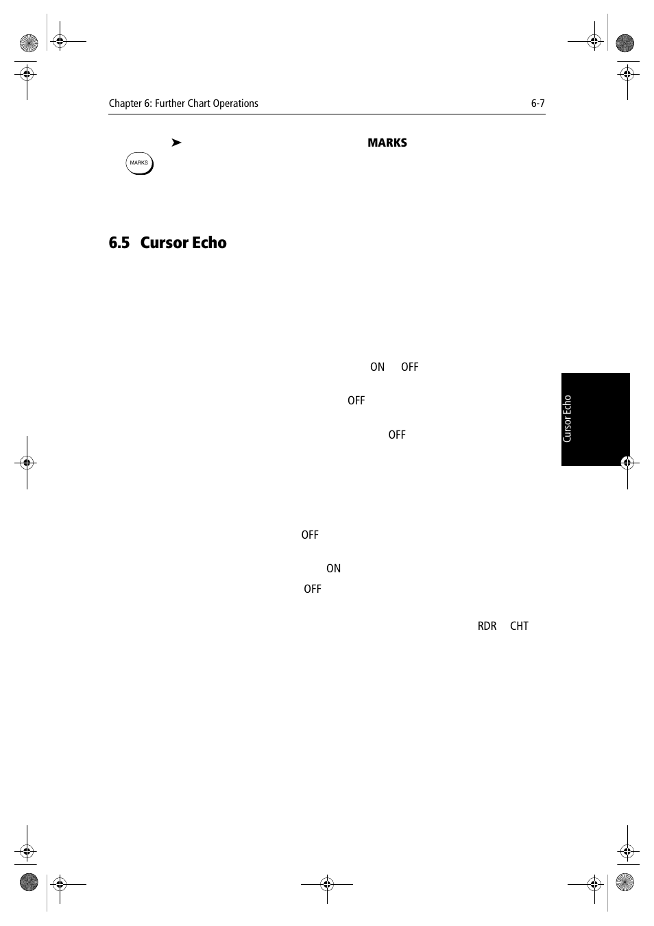 5 cursor echo | Raymarine hsb2 PLUS Series User Manual | Page 147 / 246