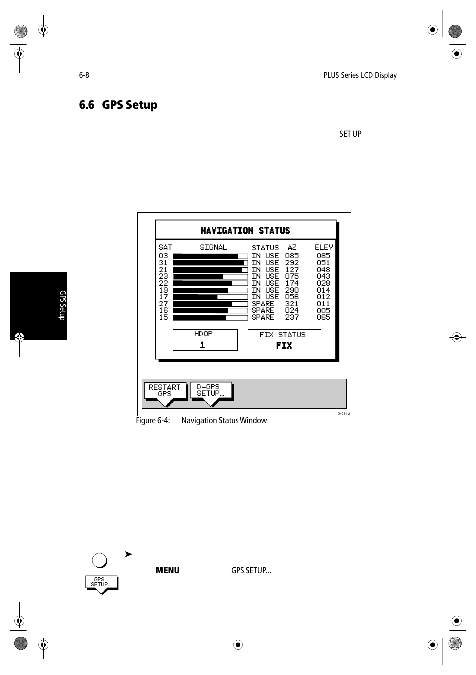 6 gps setup | Raymarine hsb2 PLUS Series User Manual | Page 148 / 246