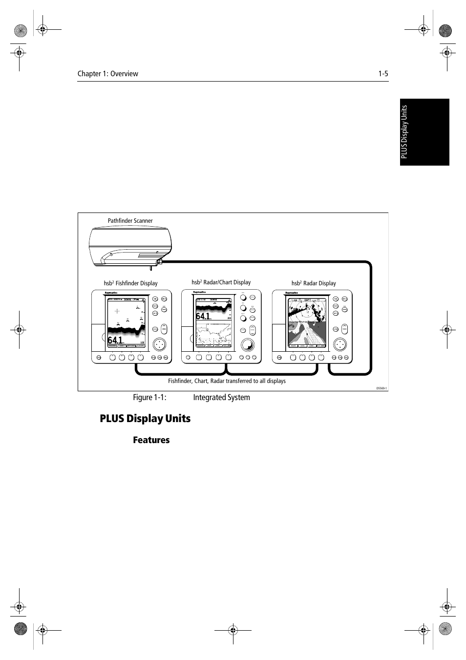 Plus display units, Features, Integrated system | Power | Raymarine hsb2 PLUS Series User Manual | Page 17 / 246