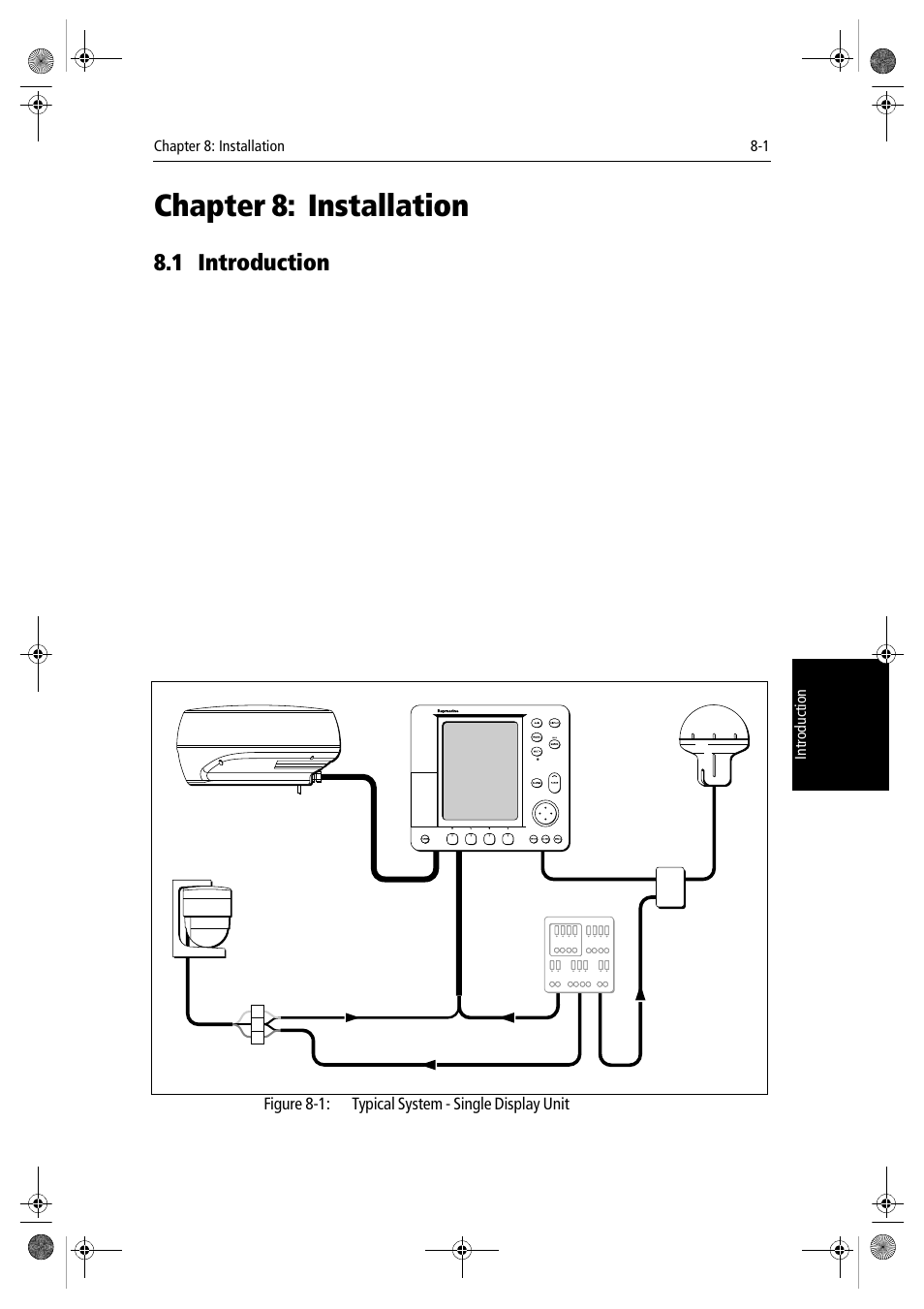 Chapter 8: installation, 1 introduction, Chapter 8 | Raymarine hsb2 PLUS Series User Manual | Page 175 / 246