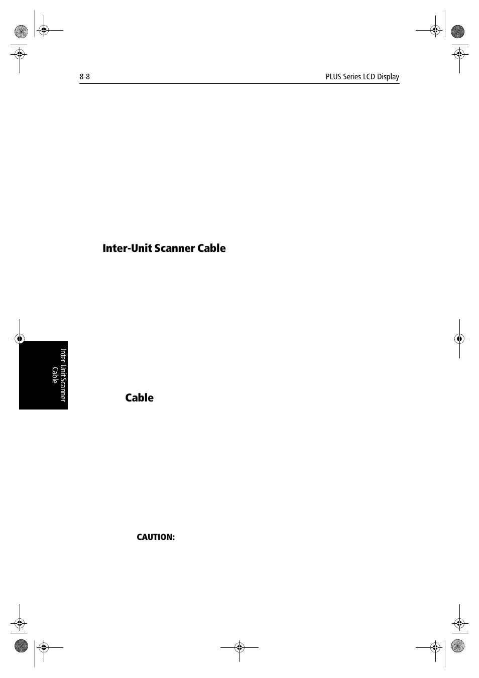Inter-unit scanner cable, Hsb2 cable, Cable | Raymarine hsb2 PLUS Series User Manual | Page 182 / 246