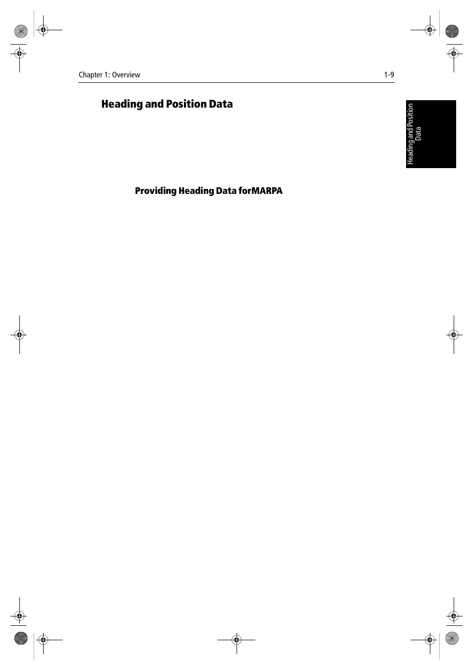 Heading and position data, Providing heading data formarpa | Raymarine hsb2 PLUS Series User Manual | Page 21 / 246