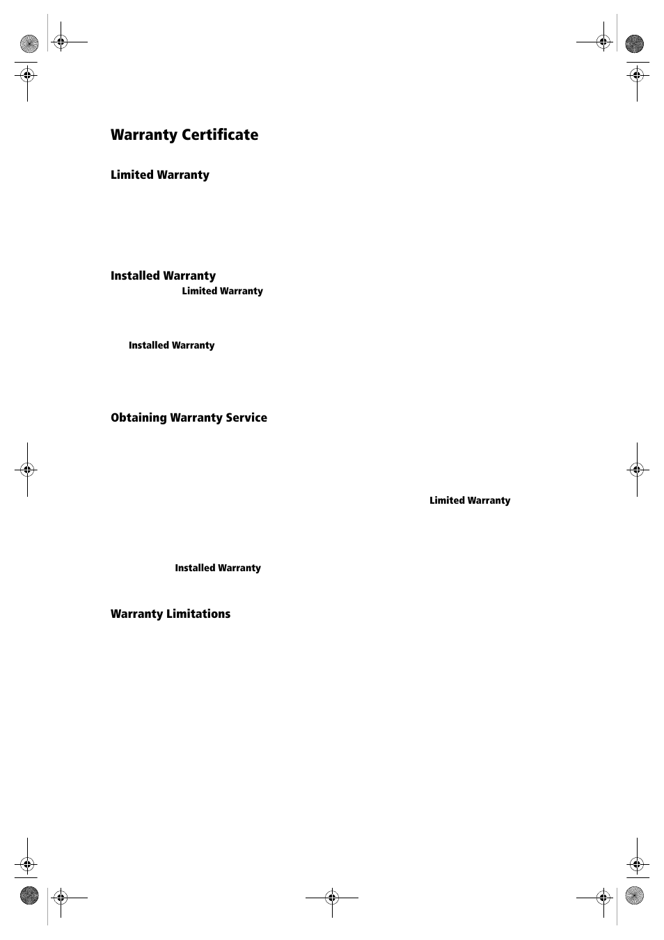 Warranty certificate | Raymarine hsb2 PLUS Series User Manual | Page 243 / 246