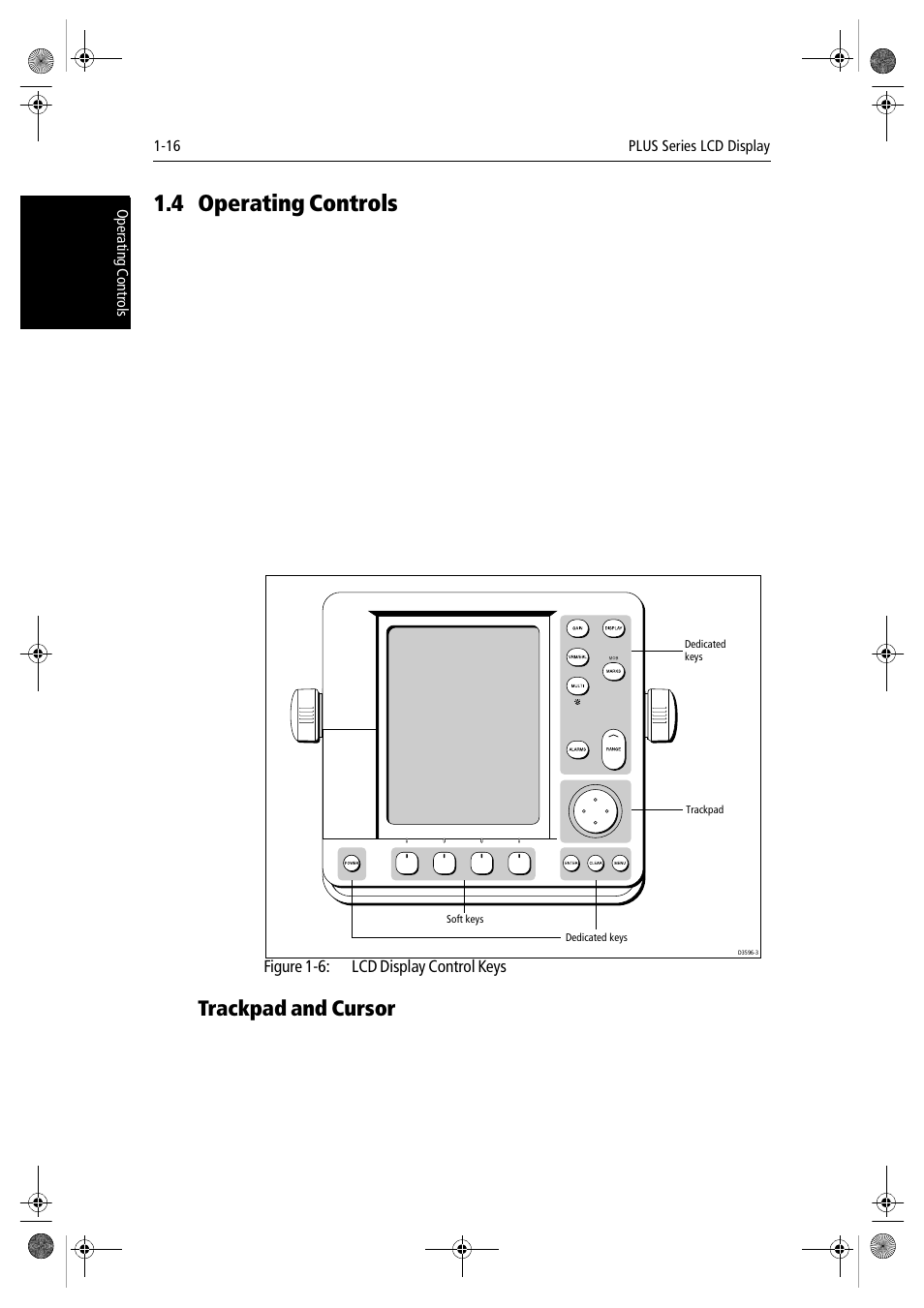 4 operating controls, Trackpad and cursor | Raymarine hsb2 PLUS Series User Manual | Page 28 / 246