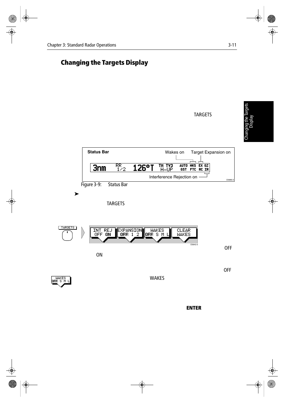 Changing the targets display, 3nm 126°t | Raymarine hsb2 PLUS Series User Manual | Page 75 / 246