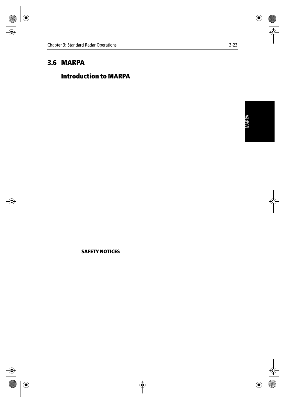 6 marpa, Introduction to marpa, Safety notices | Raymarine hsb2 PLUS Series User Manual | Page 87 / 246