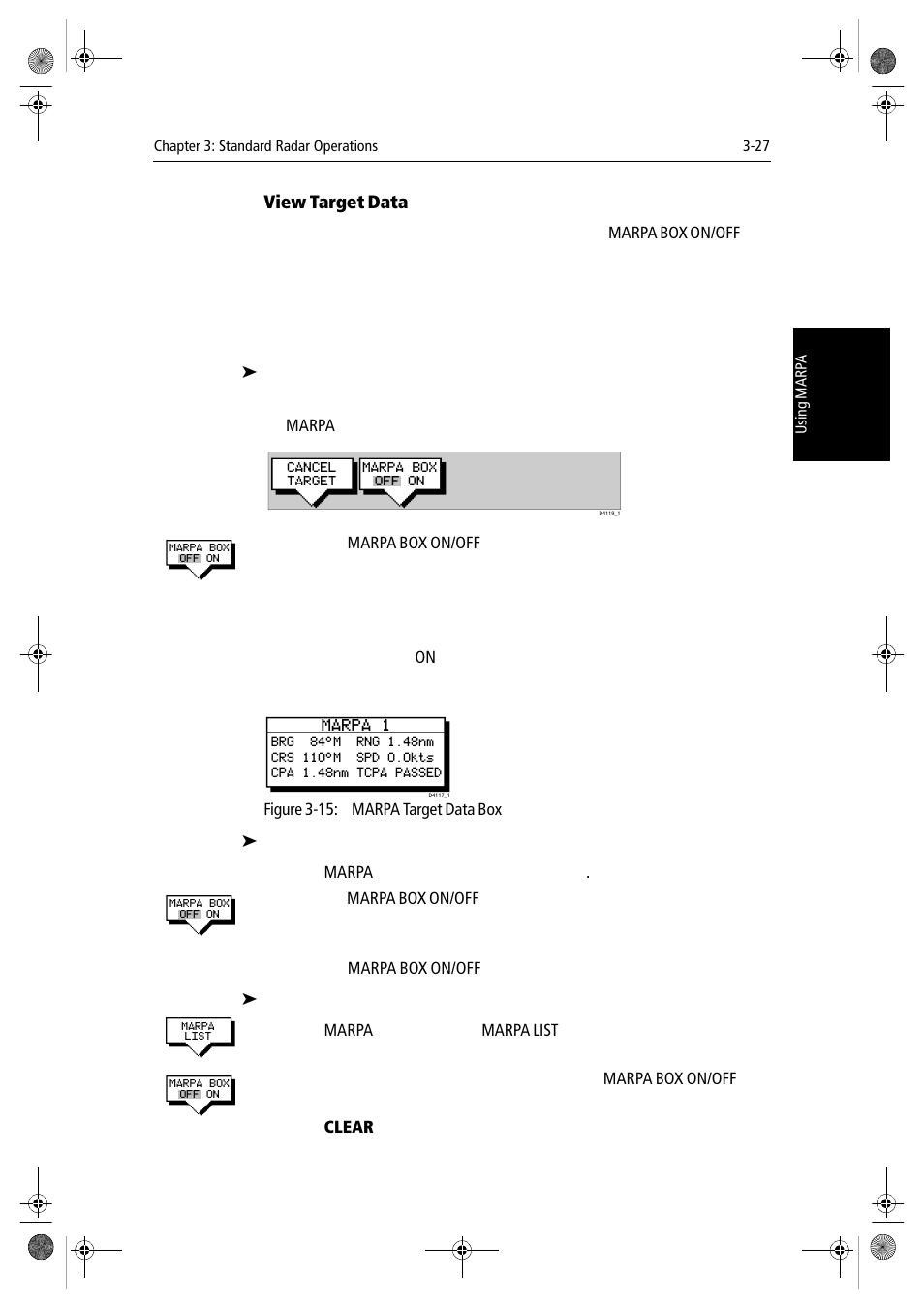 View target data | Raymarine hsb2 PLUS Series User Manual | Page 91 / 246