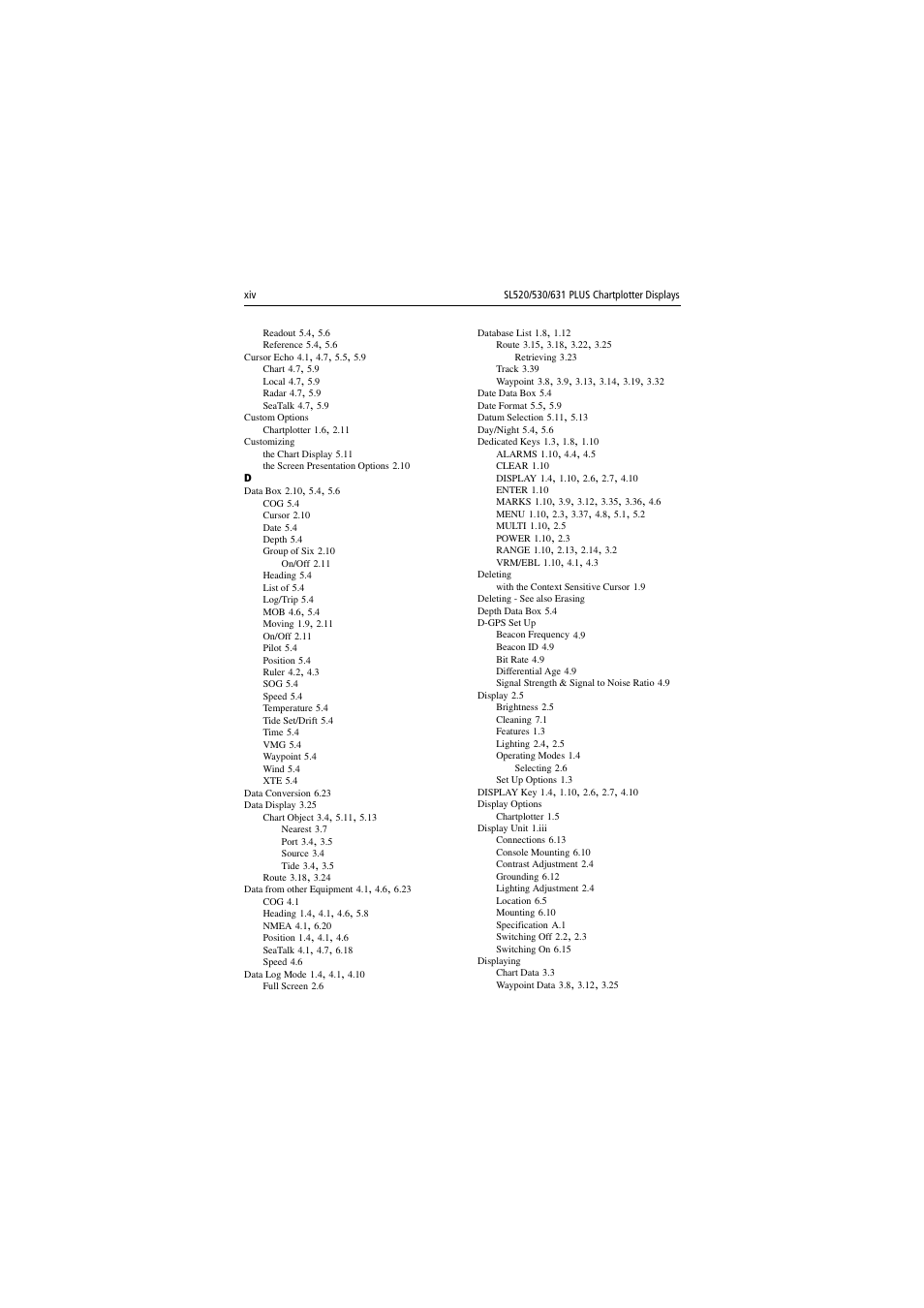 Raymarine 530 User Manual | Page 162 / 170