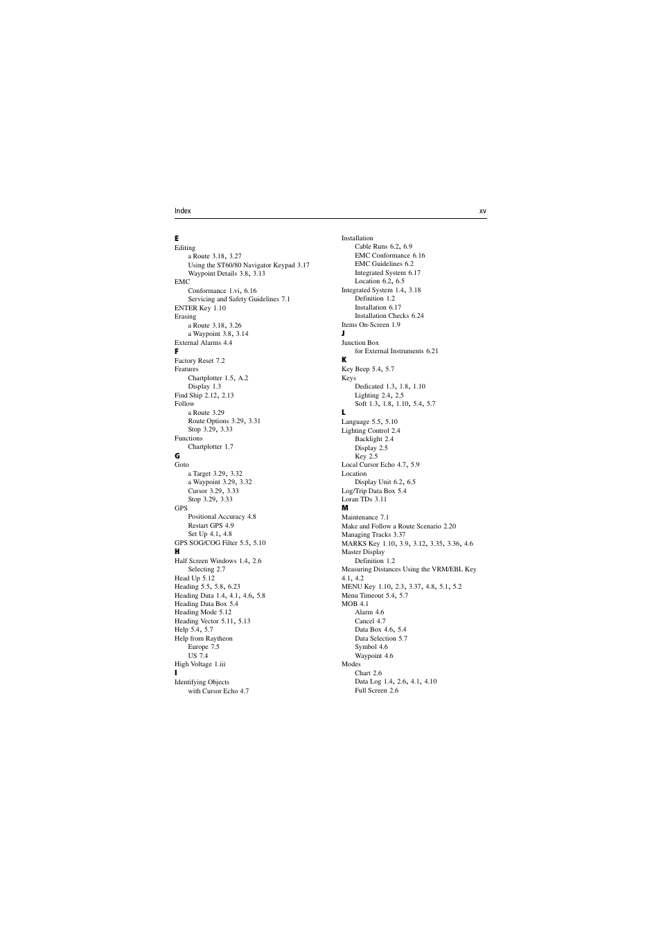 Raymarine 530 User Manual | Page 163 / 170
