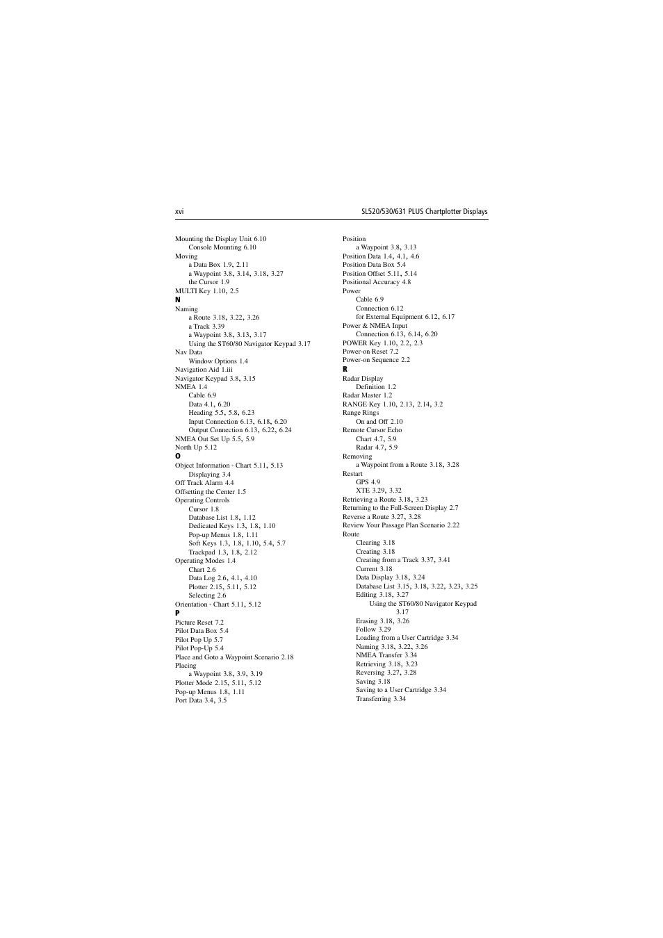 Raymarine 530 User Manual | Page 164 / 170