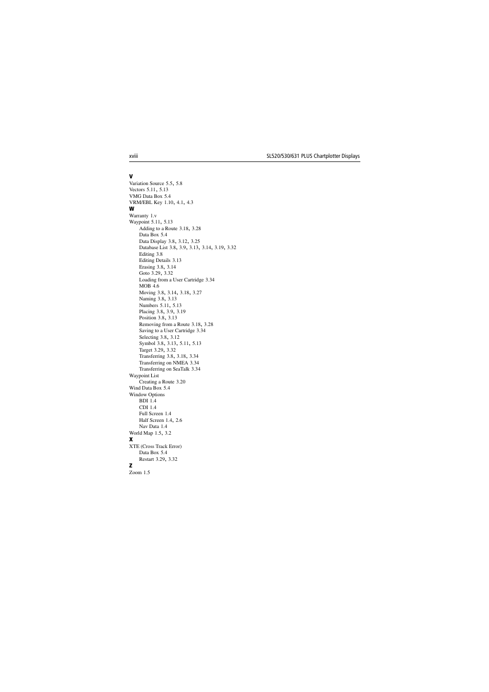 Raymarine 530 User Manual | Page 166 / 170