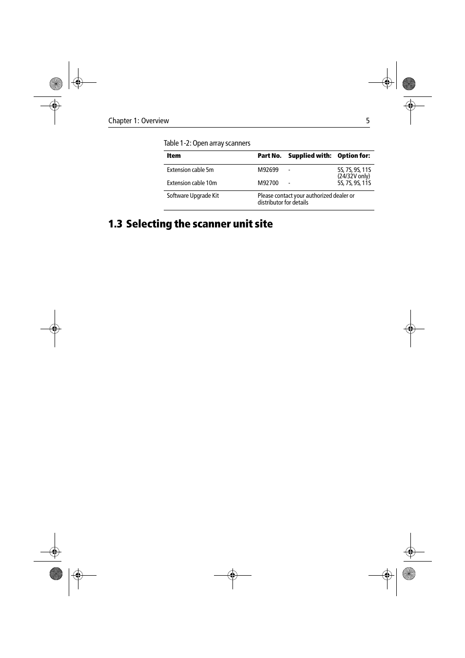 3 selecting the scanner unit site, Selecting the scanner unit site | Raymarine Radar Scanner User Manual | Page 13 / 66