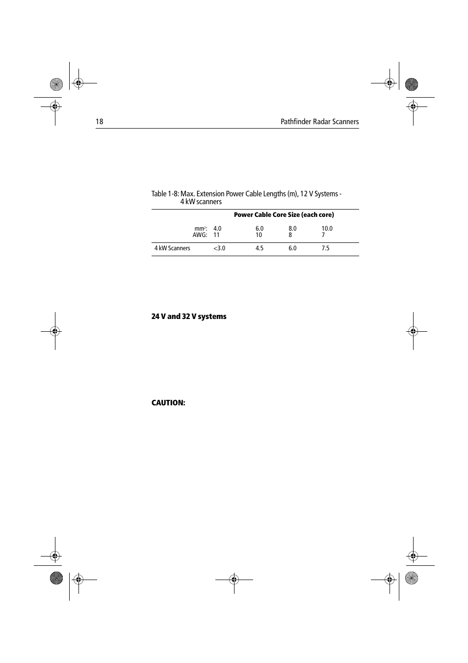 24 v and 32 v systems | Raymarine Radar Scanner User Manual | Page 26 / 66