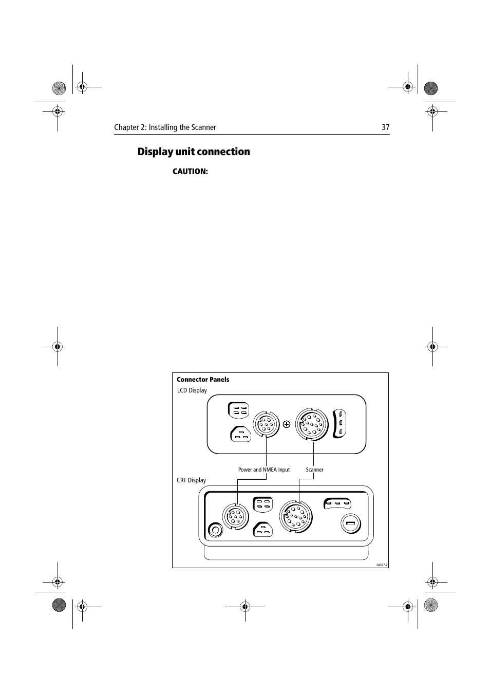Display unit connection | Raymarine Radar Scanner User Manual | Page 45 / 66