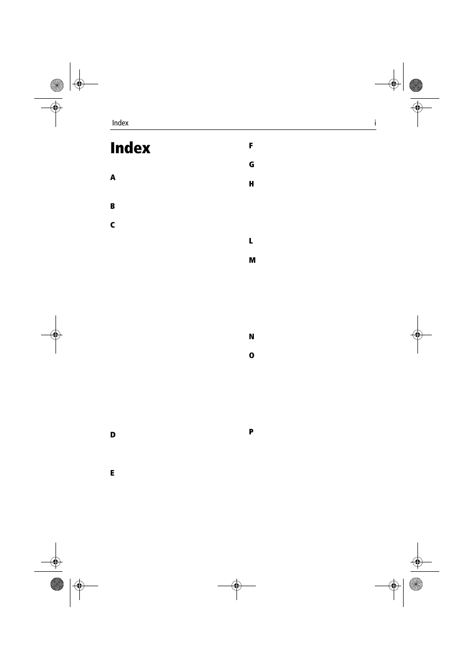 Index | Raymarine Radar Scanner User Manual | Page 65 / 66