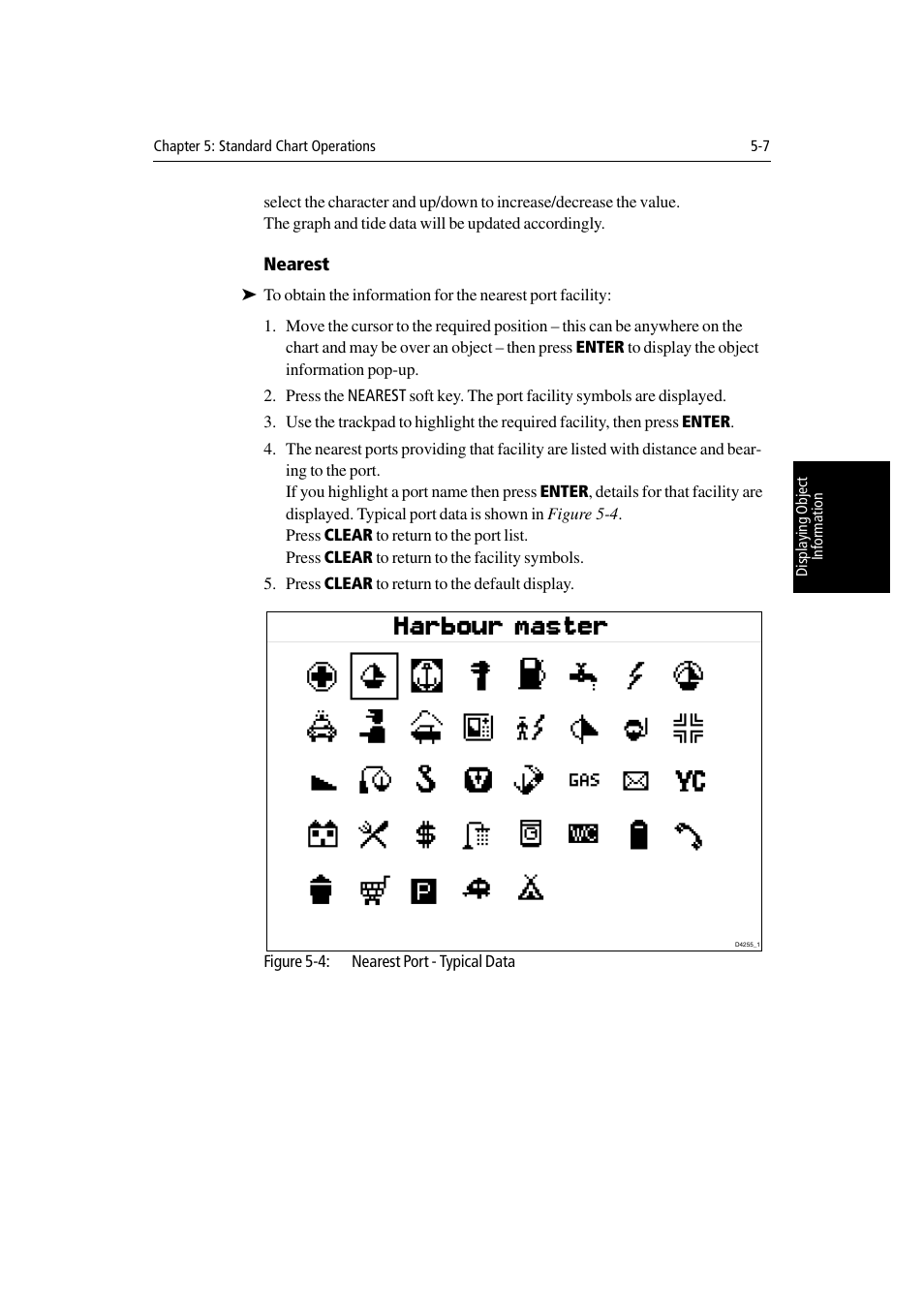 Nearest | Raymarine Radar equipment Raychart Chartplotter RC530 PLUS User Manual | Page 111 / 248