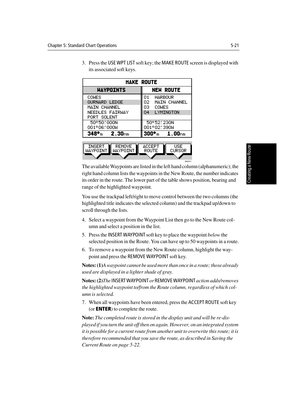 Raymarine Radar equipment Raychart Chartplotter RC530 PLUS User Manual | Page 125 / 248