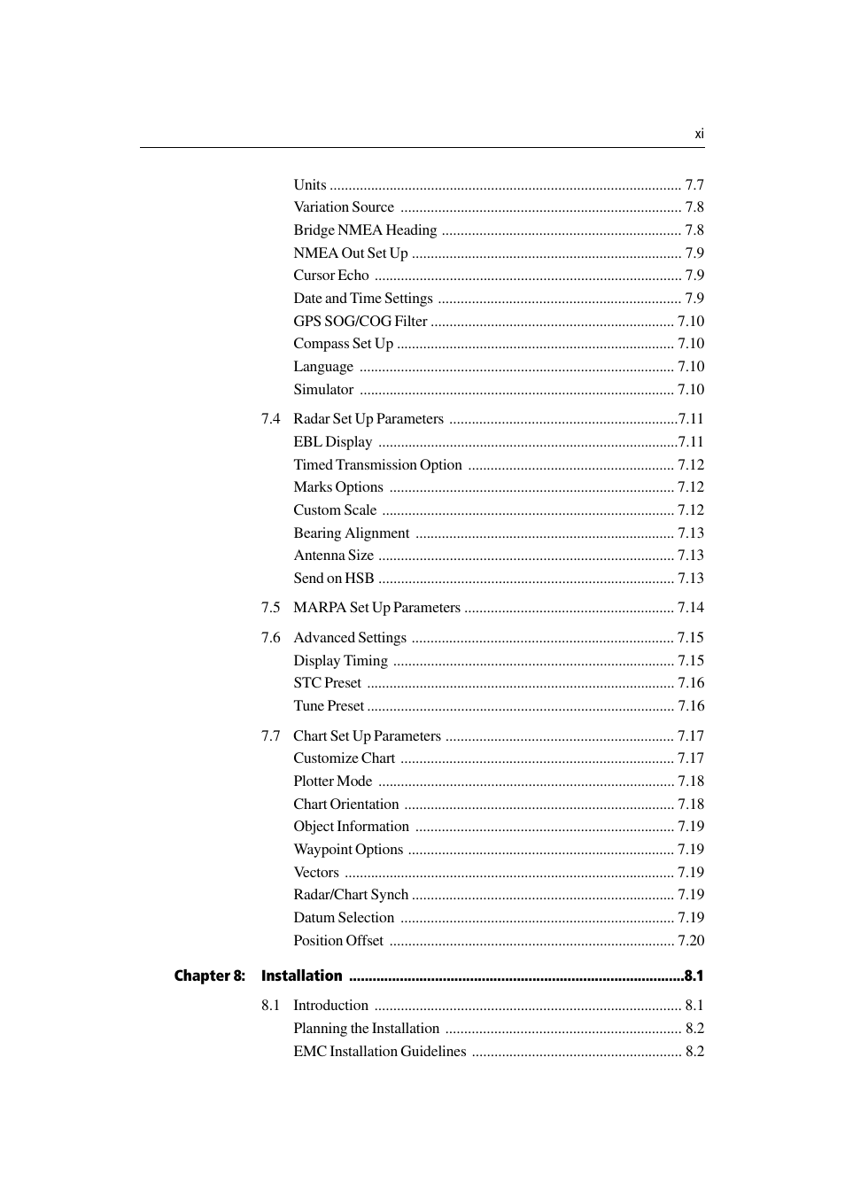 Raymarine Radar equipment Raychart Chartplotter RC530 PLUS User Manual | Page 13 / 248