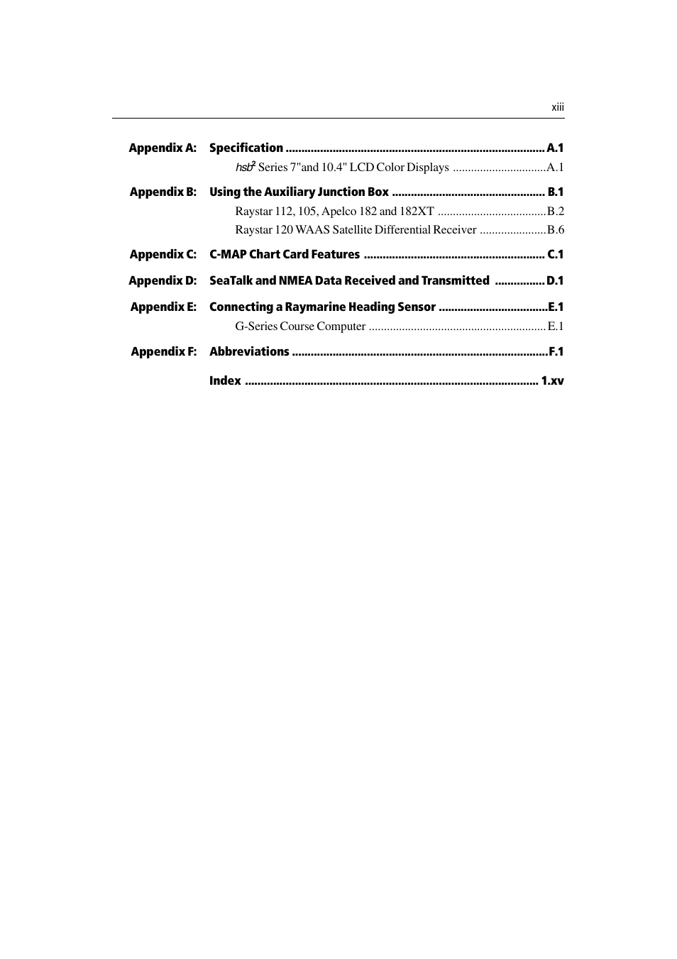 Raymarine Radar equipment Raychart Chartplotter RC530 PLUS User Manual | Page 15 / 248